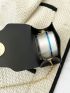 Mini Twist Lock Flap Chain Square Bag