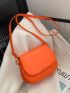 Minimalist Flap Saddle Bag