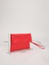Minimalist Snap Button Square Bag