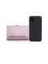 Holographic Pattern Letter Graphic Small Wallet