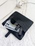 Mini Crocodile Embossed Square Bag