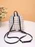Plaid Pattern Classic Backpack