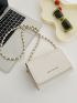 Mini Minimalist Letter Graphic Square Bag