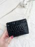 Crocodile Embossed Coin Purse