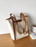 Two Tone Bucket Bag