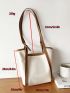 Two Tone Bucket Bag