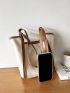 Two Tone Bucket Bag
