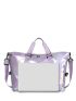 Holographic Double Zip Duffel Bag