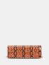 Snakeskin Square Bag