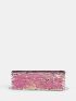 Allover Sequin Decor Square Bag