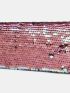 Allover Sequin Decor Square Bag