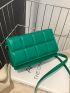 Textured Flap Square Bag
