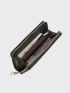 Artificial Patent Leather Long Wallet