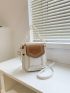 Mini Letter Graphic Chain Square Bag