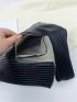 Striped Pattern Top Handle Bag