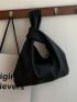 Striped Pattern Top Handle Bag
