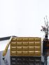 Artificial Patent Leather Clutch Bag