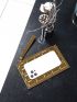 Artificial Patent Leather Clutch Bag
