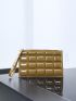 Artificial Patent Leather Clutch Bag