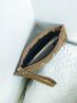 Artificial Patent Leather Clutch Bag