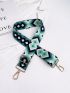 Geometric Print Bag Strap