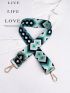 Geometric Print Bag Strap