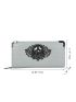 Metal Skull Decor Long Wallet