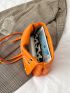 Quilted Flap Chain Square Bag