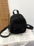 Mini Minimalist Pocket Front Corduroy Classic Backpack