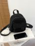 Mini Minimalist Pocket Front Corduroy Classic Backpack
