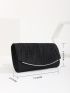 Mini Ruched Design Flap Chain Square Bag