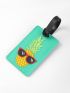 Pineapple Graphic Luggage Tag