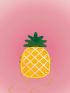 Anime Mini Pineapple Shaped Crossbody Bag