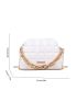 Minimalist Metal Detail Dome Bag