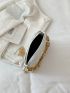 Minimalist Metal Detail Dome Bag