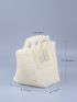 Mini Faux Pearl Decor Bucket Bag