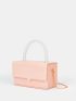 Mini Faux Pearl Decor Flap Box Bag