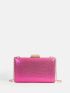 Metallic Gemstone Decor Box Bag