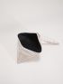 Zebra Striped Pattern Square Bag With Wristlet