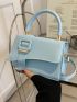 Mini Buckle Decor Flap Square Bag