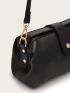 Minimalist Snap Button Bucket Bag