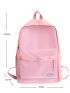 Pocket Front Design Oxford Backpack