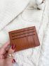 Crocodile Embossed Card Holder