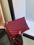 Geometric Clutch Bag With Wristlet