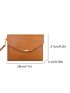 Croc Decor Clutch Bag