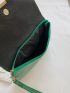 Croc Decor Clutch Bag