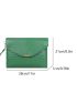Croc Decor Clutch Bag