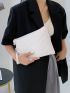 Minimalist Chevron Pattern Wristlet Bag
