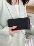 Litchi Embossed Long Wallet