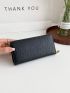 Litchi Embossed Long Wallet